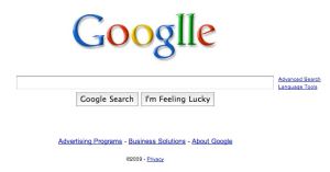 Google's logo on Sept. 27, 2009, to celebrate Google's 11th birthday