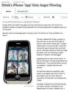 Wall Stree Journal story