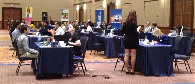 Interviewing day - photo by Rachel Dugard