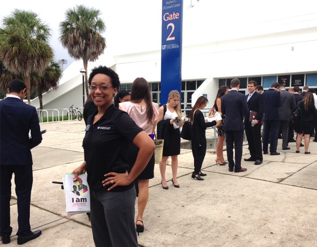 Nadene Reynolds at Career Showcase