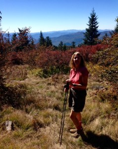 Julie Dodd at Andrews Bald