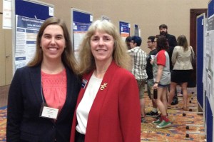 Charlotte Bolch and Julie Dodd at Graduate Student Research Day
