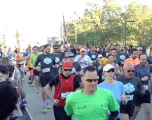 Start of Salomon Run Barcelona