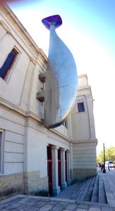 Olympic torch in Barcelona, Spain