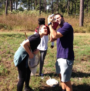 capturing insects in entomology class