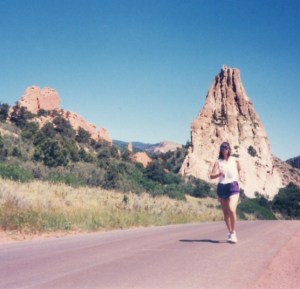 running in Garden of the Gods