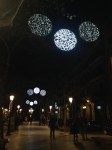 Christmas lights in Barcelona