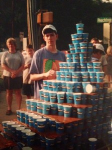 Peachtree Road Race water stop