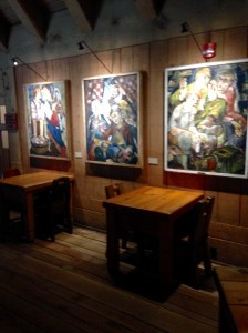 oil paintings by Darrel Austin at Timberline Lodge