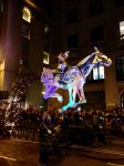 Mechanical horse in BCN Three Kings Parade