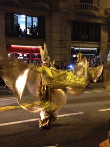 Performer in BCN Three Kings Parade