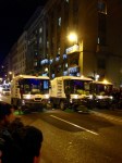 sanitation trucks clear street in BCN Three Kings Parade