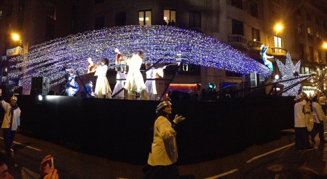 Float in BCN Three Kings Parade