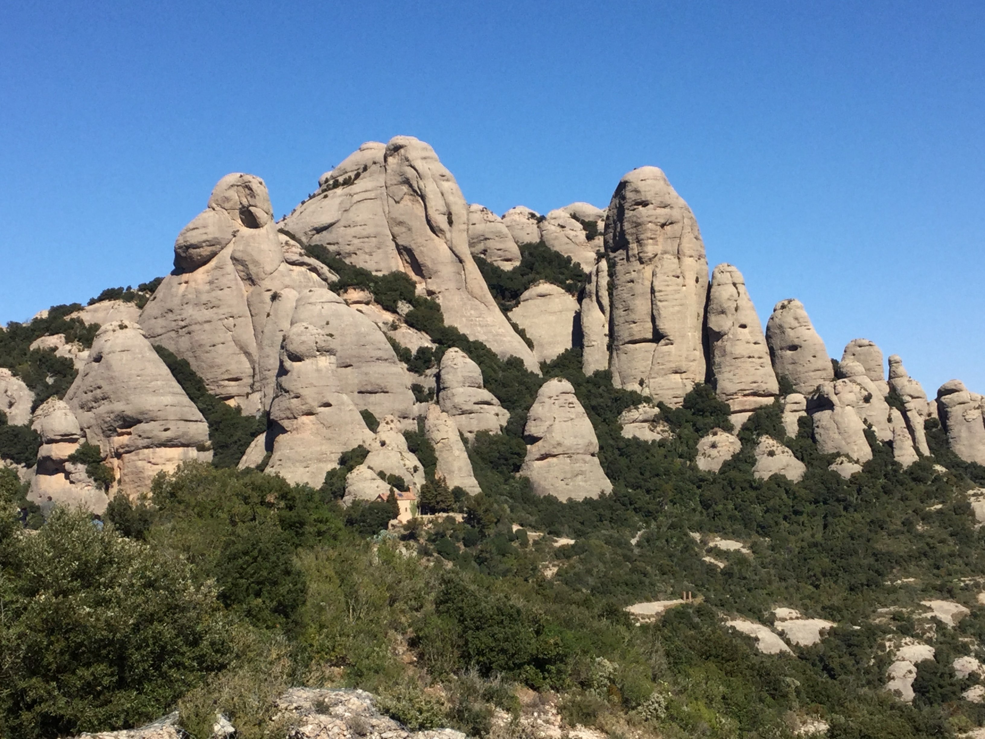 Montserrat rock structures - Photo by Julie Dodd