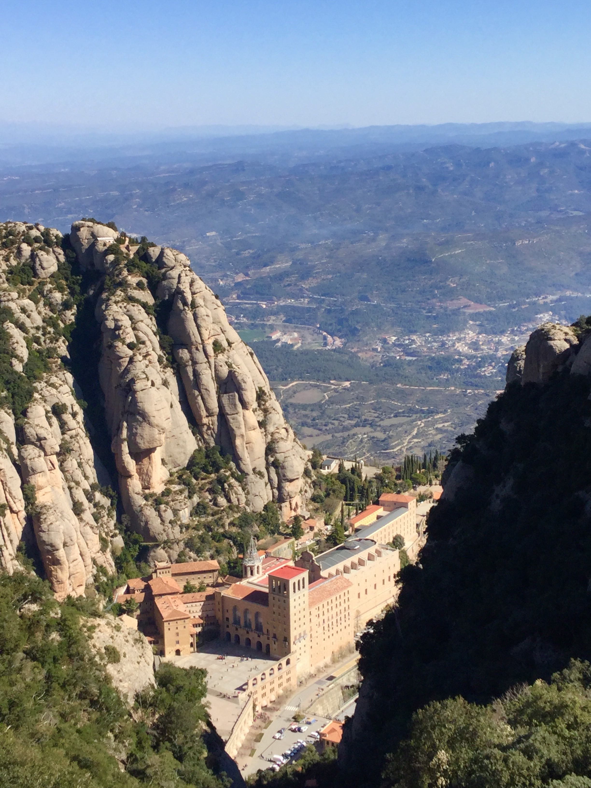 View from Sant Joan funicular upper station - photo by Julie Dodd