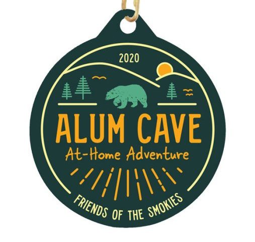 Alum Cave At-Home Adventure finisher medal