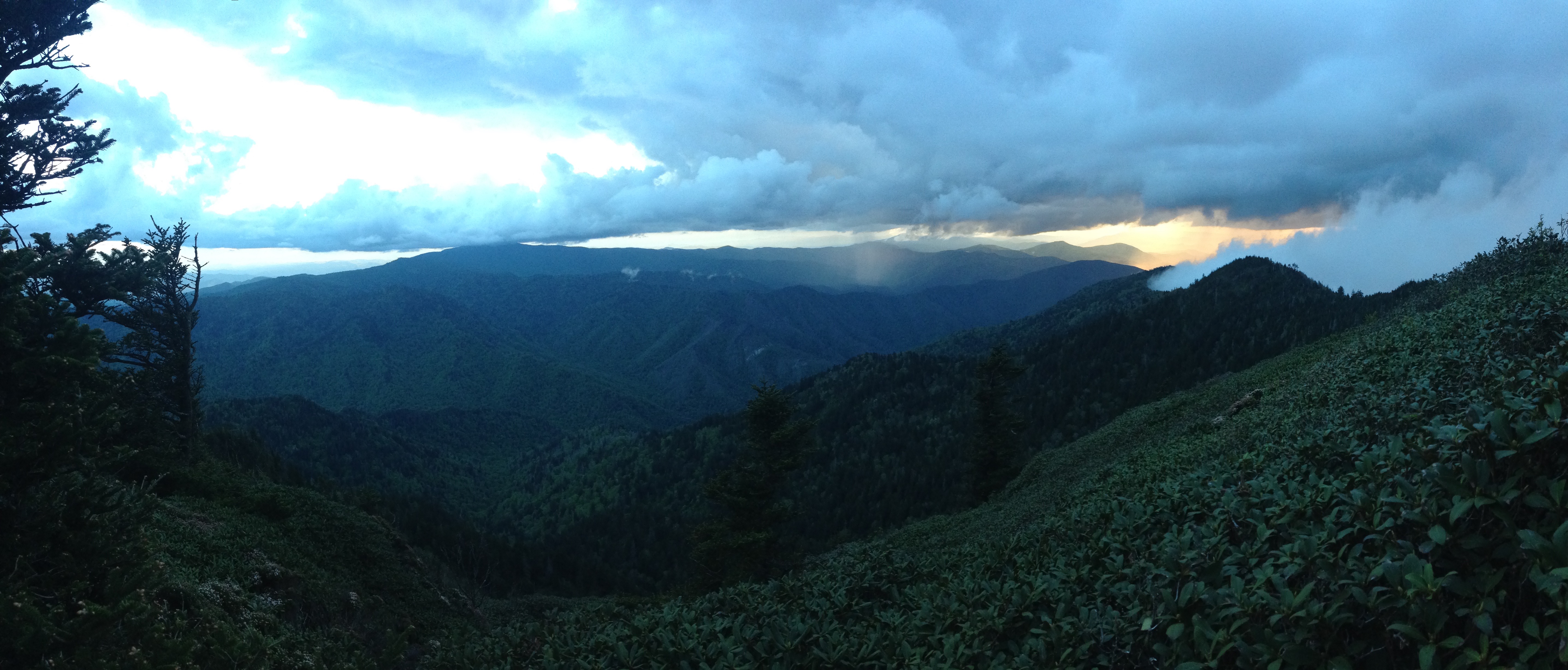 sunset at Mt Le Conte - photo by Julie Dodd
